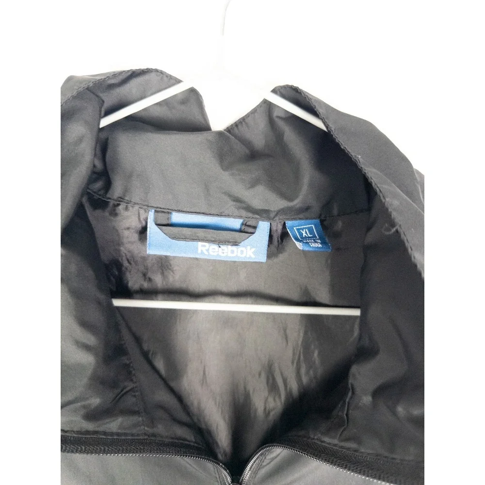 VTG Reebok Steelers Full‎ Zip Jacket Mens XL Color Block Soft Shell Windbreaker
